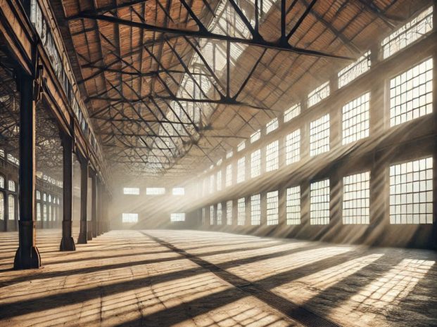 leere Lagerhalle